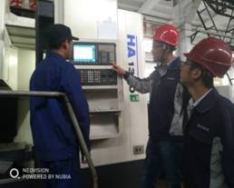 王巍技能大師工作站成員赴力天機械開展企業(yè)調(diào)研與技術(shù)指導